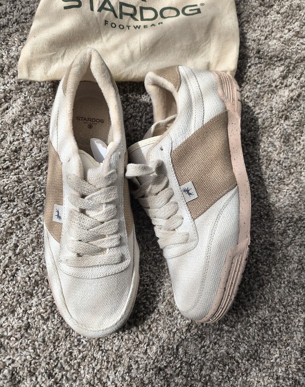Stardog Loungewear Expedition Sneaker Women's Size-8 Cream/Tan